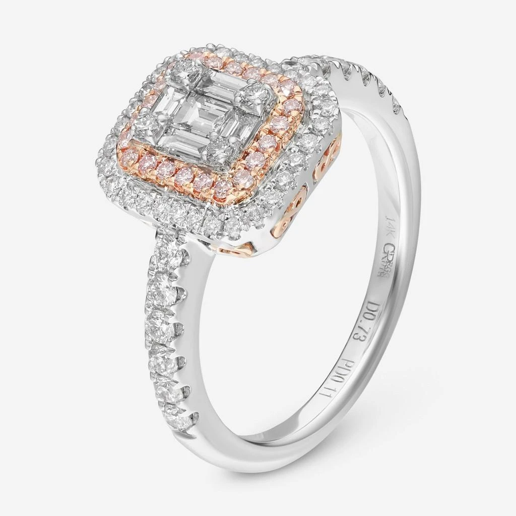 Gregg Ruth Gregg Ruth 14K White Gold Diamond 0.83ct. Engagement Ring Sz. 6.75 50635-copy 3
