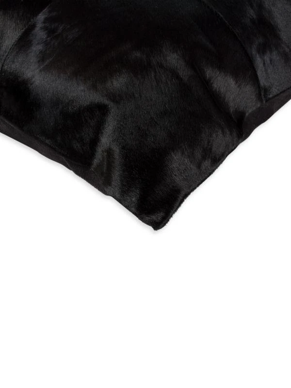 Natural 2-Pack Square Panel Cowhide Pillow Set 2