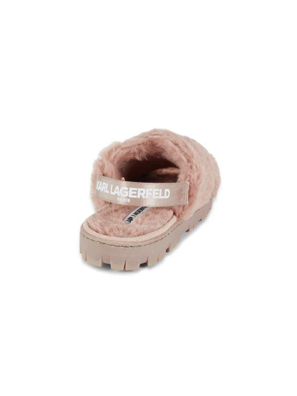 Karl Lagerfeld Paris Jessica Faux Fur Platform Slippers 3