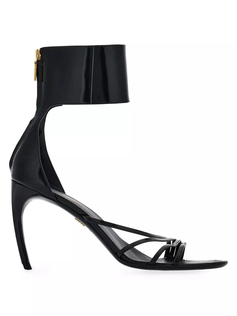 Salvatore Ferragamo Clethra 85MM Leather Sandals 1