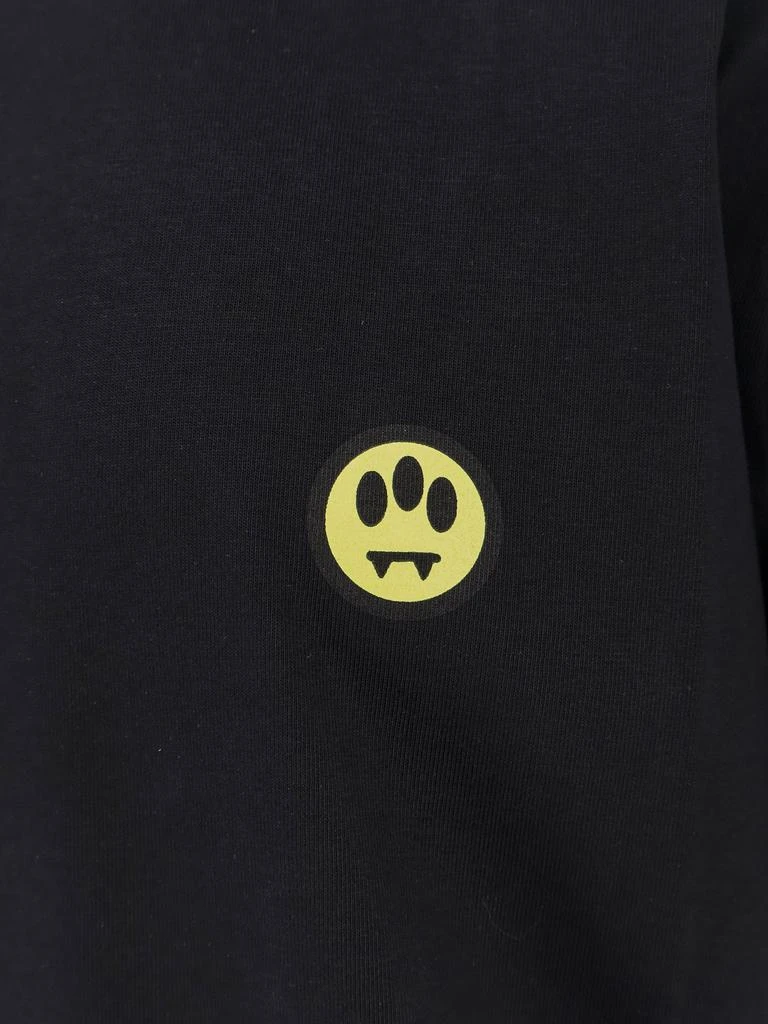 BARROW Cotton t-shirt with frontal and back logo print 3