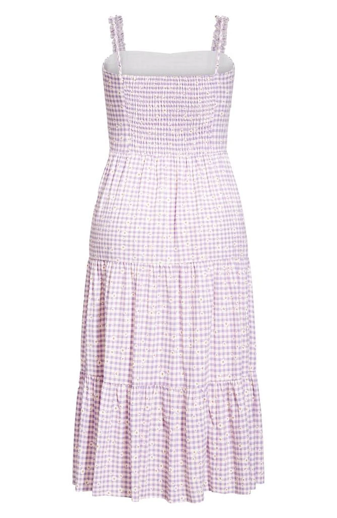 City Chic Victoria Tiered Gingham Sundress 4