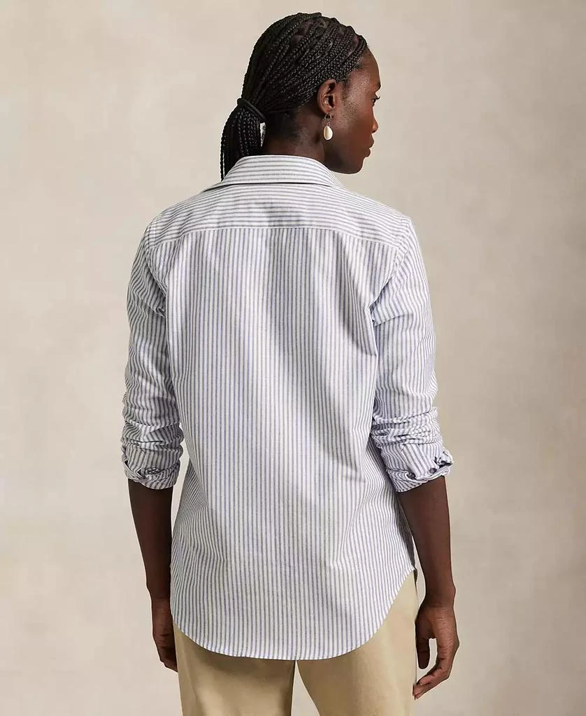 Ralph Lauren Women's Stretch Slim Fit Striped Oxford Shirt 2
