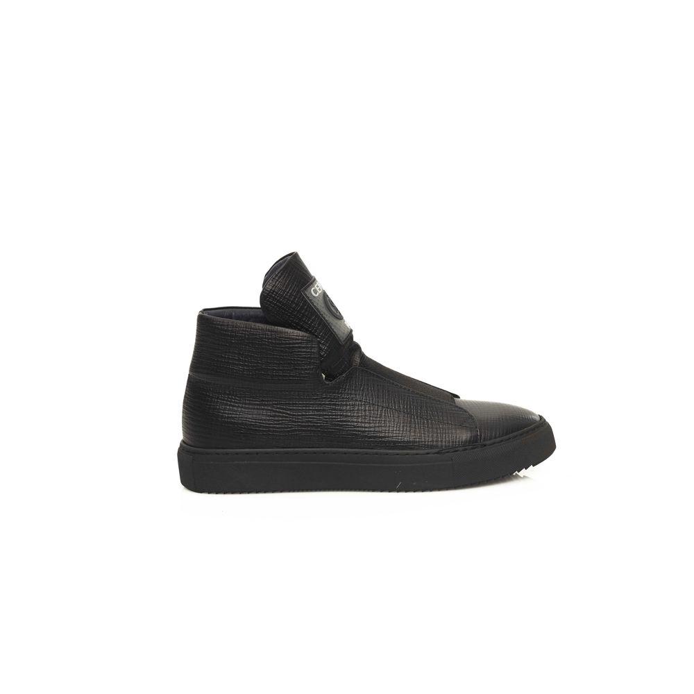 Cerruti Black CALF Leather Sneaker