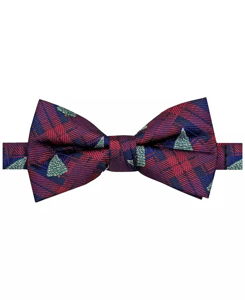 Van Heusen Men's Tree Plaid Bow Tie 1