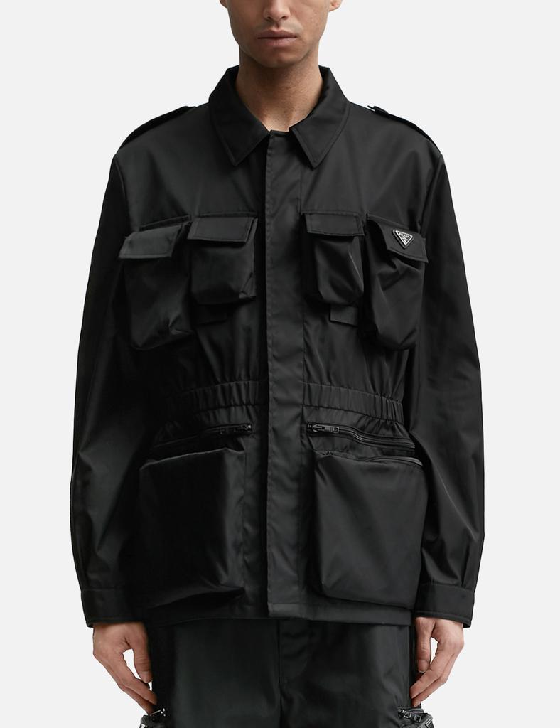 ジャケット・アウター PRADA 08AW safari jacket nylon archive Shop Re-Nylon Safari Jacket on Sale at BeyondStyle – Get 50
