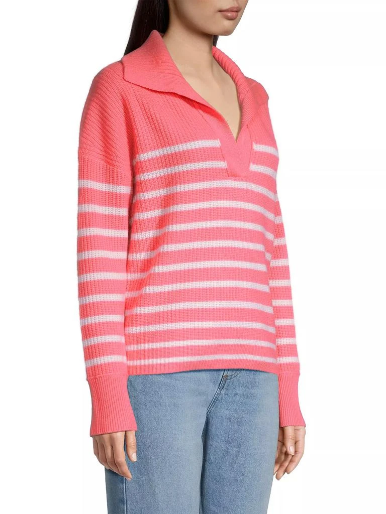 Vineyard Vines Striped Rib-Knit Cashmere Sweater 4