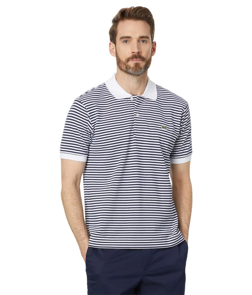 Lacoste Original L.12.12 Striped Polo Shirt 1