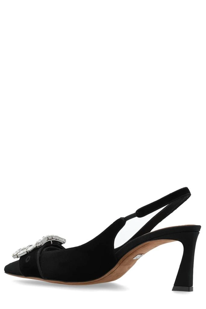 Dolce 
Gabbana Dolce 
Gabbana Buckle Embellished Velvet Slingbacks 3