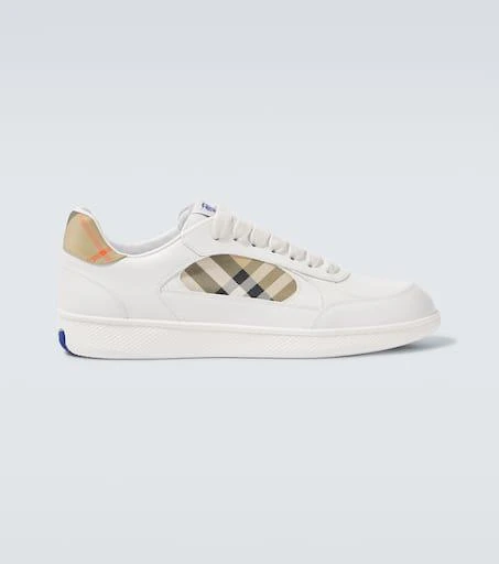 Burberry Burberry Check EKD leather sneakers 1