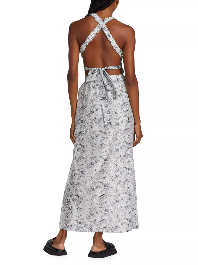 SIR. Dimitri Cross-Back Maxi Dress 5