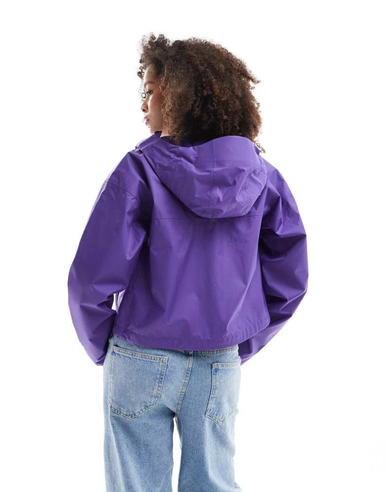 The North Face The North Face Quest waterproof cropped jacket in purple 3