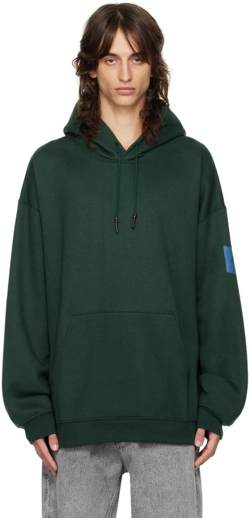 n.hoolywood Green Drawstring Hoodie 1