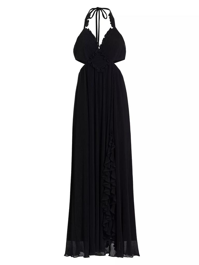 LoveShackFancy Talitha Cut-Out Maxi Dress