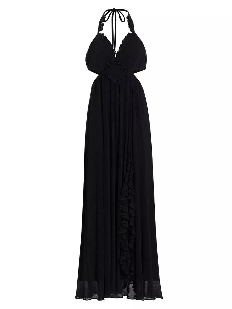 LoveShackFancy Talitha Cut-Out Maxi Dress 1