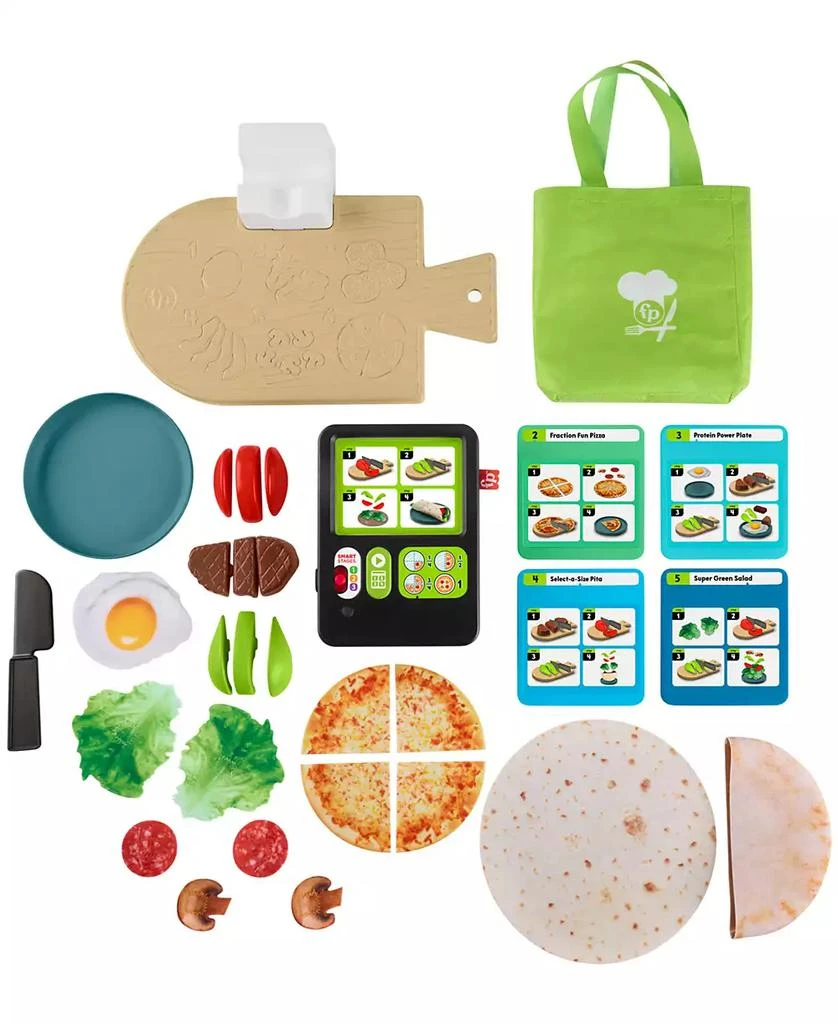 Fisher Price Fisher-Price Laugh Learn 123 Follow the Recipe Meal Kit Preschool Pretend Playset, 30 Pieces 3