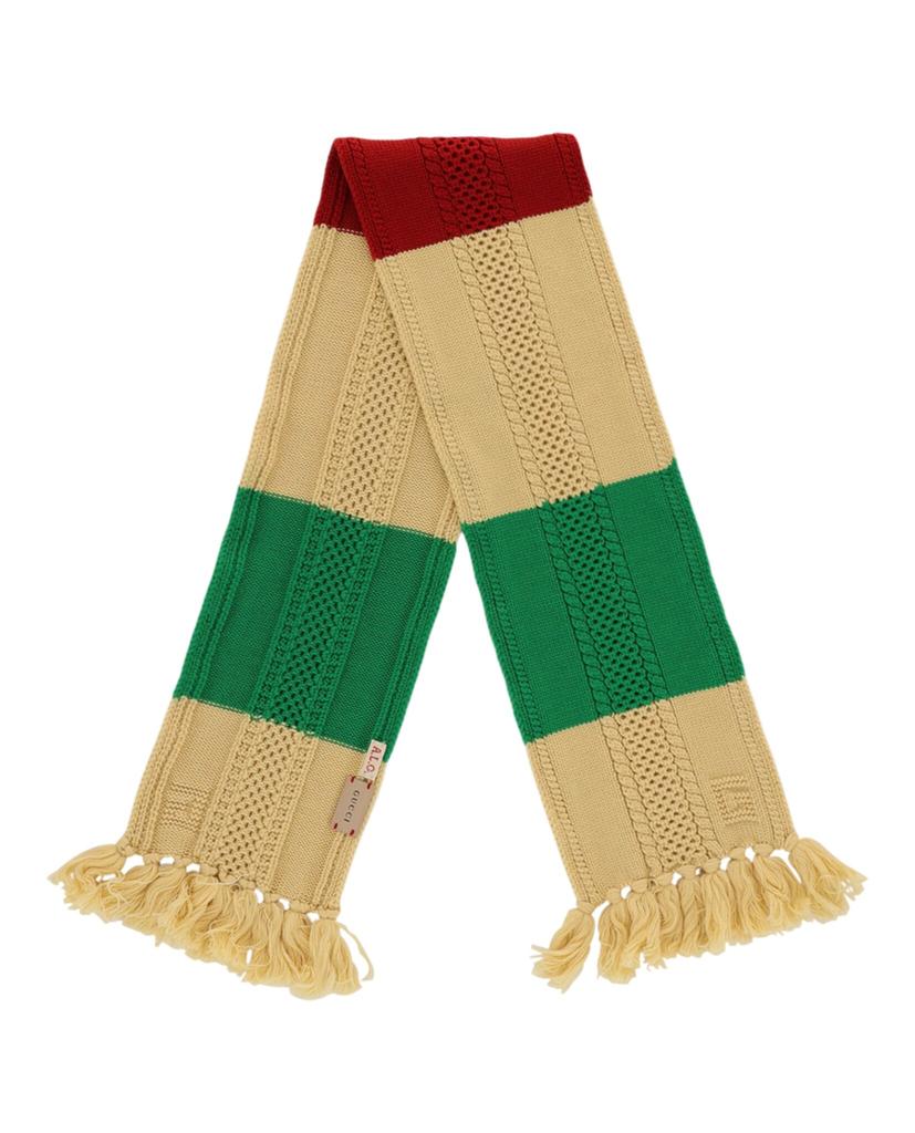 Gucci Knitted Wool Scarf