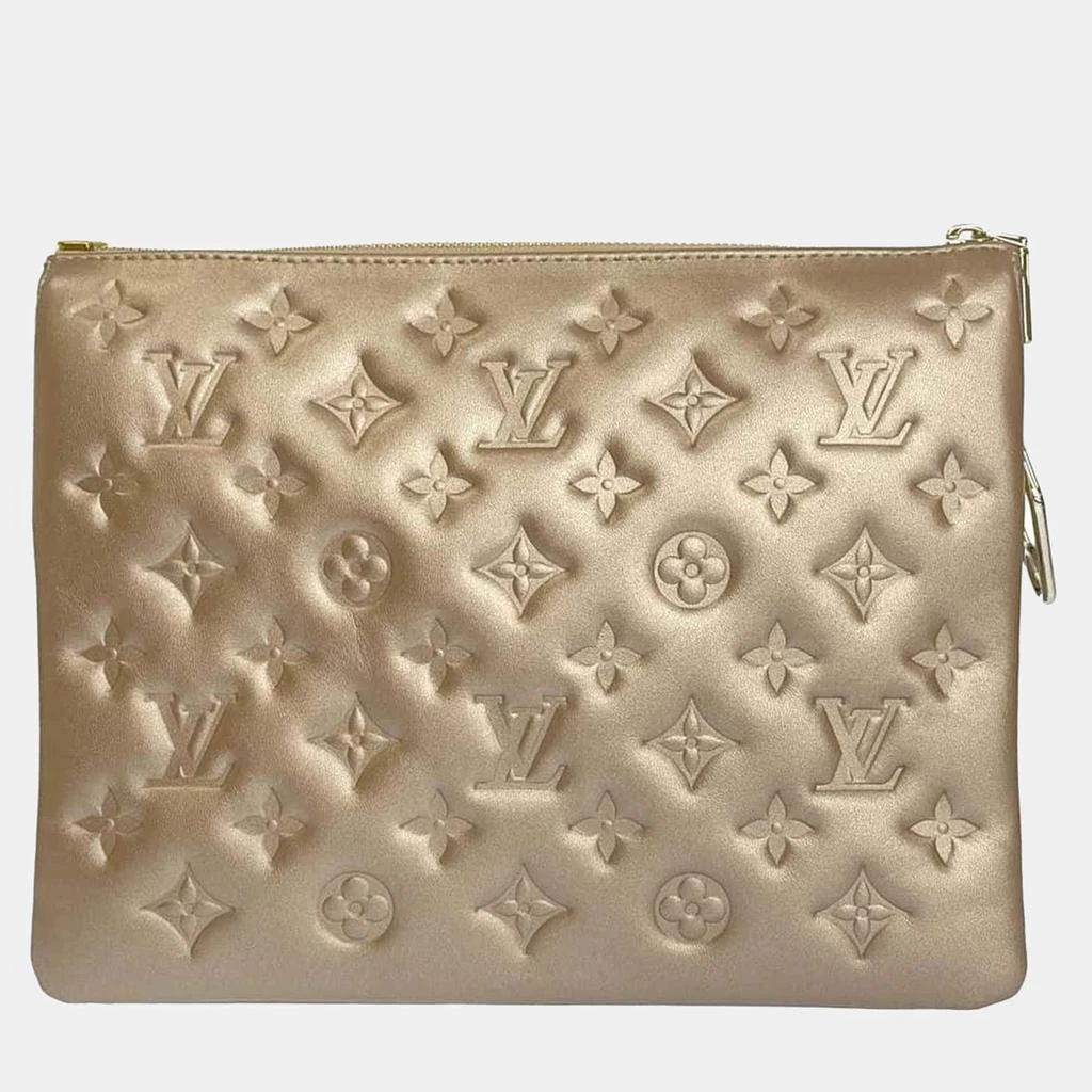 Louis Vuitton Louis Vuitton Gold Monogram Embossed Leather Coussin PM Shoulder Bag 5