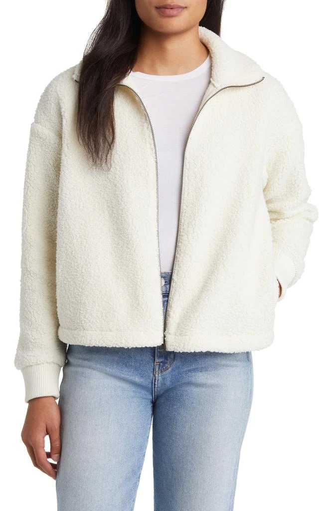 Caslon Brushed Fleece Jacket 1