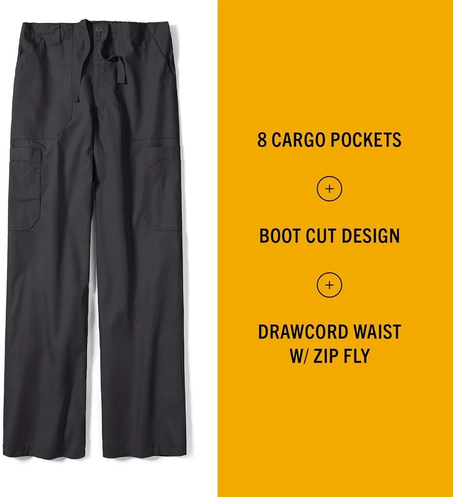 Carhartt Carhartt Scrubs C54108 Men's Classic Fit Ripstop Boot Cut 8-Pocket Cargo Pant 3