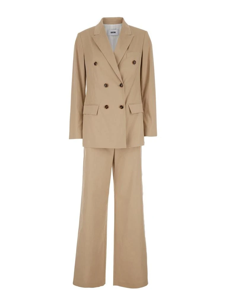 MAURO GRIFONI Mauro Grifoni Double Breasted Suit with Notched Lapels 1