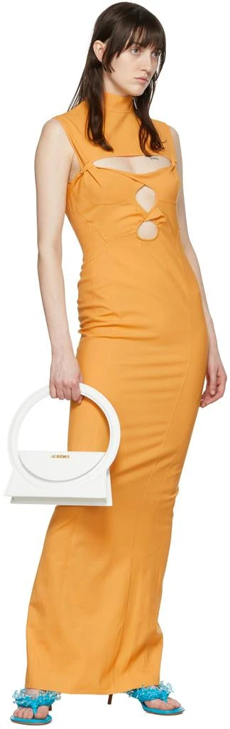Jacquemus Orange 
La Robe Palmi
 Maxi Dress 4
