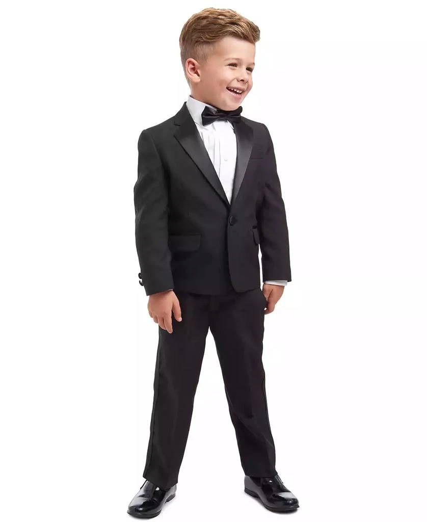 Nautica 4-Piece Tuxedo Suit, Shirt & Bowtie, Toddler and Little Boys 7