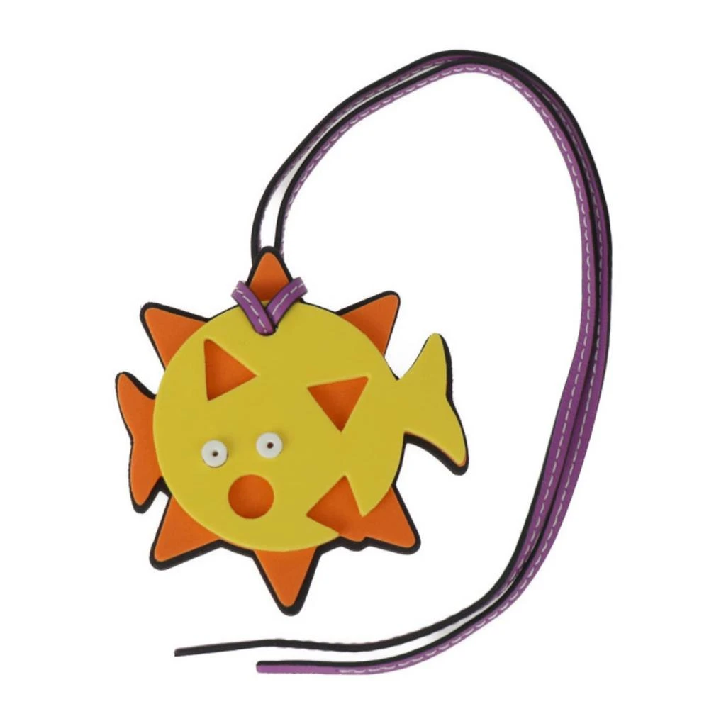 Loewe yellow Leather Handbag Charm (Pre-Owned)