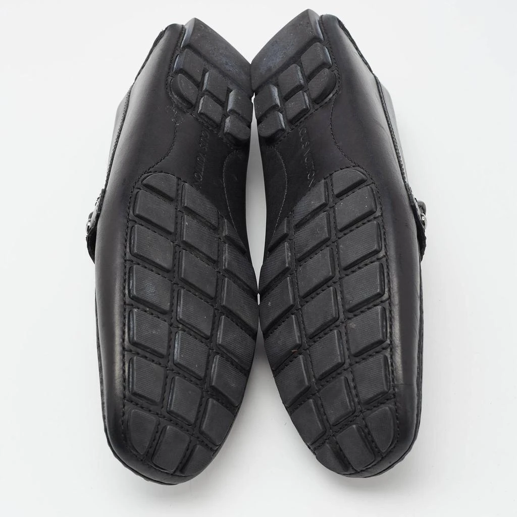 Louis Vuitton Louis Vuitton Black Leather Monte Carlo Loafers Size 44 6