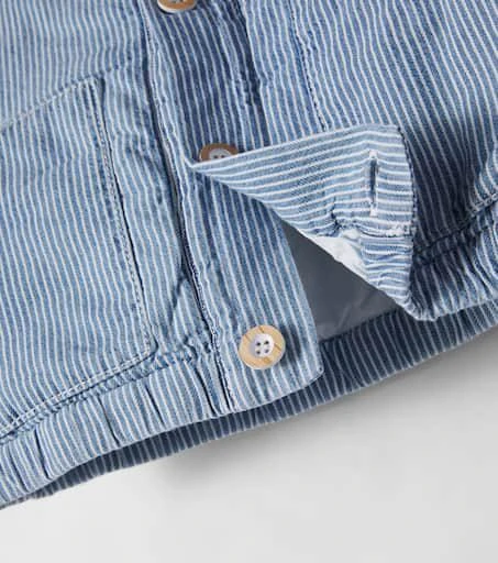 1 + in the Family Baby Algaida striped denim jacket 3