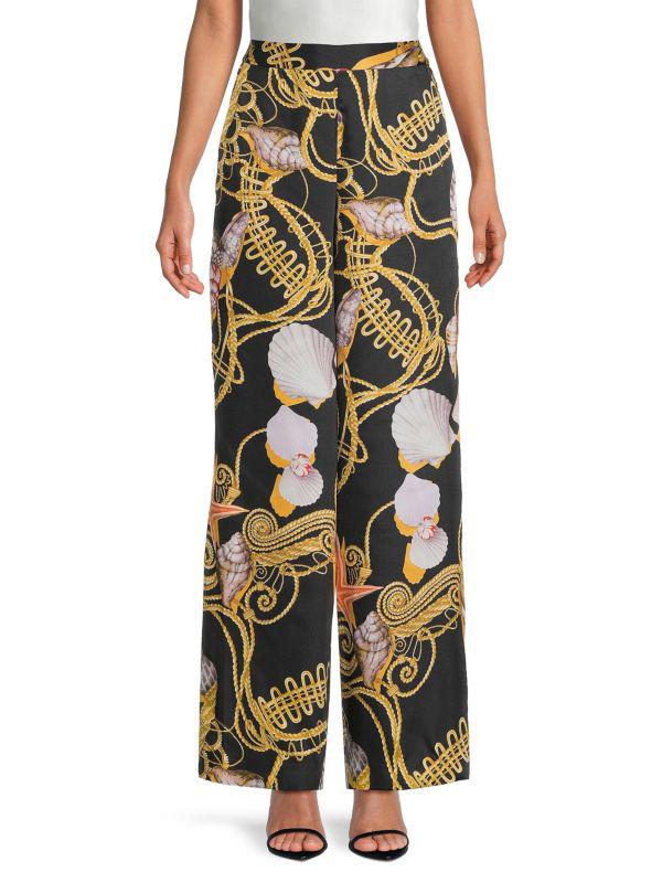 UNGARO Virginia Status Shell Print Pants