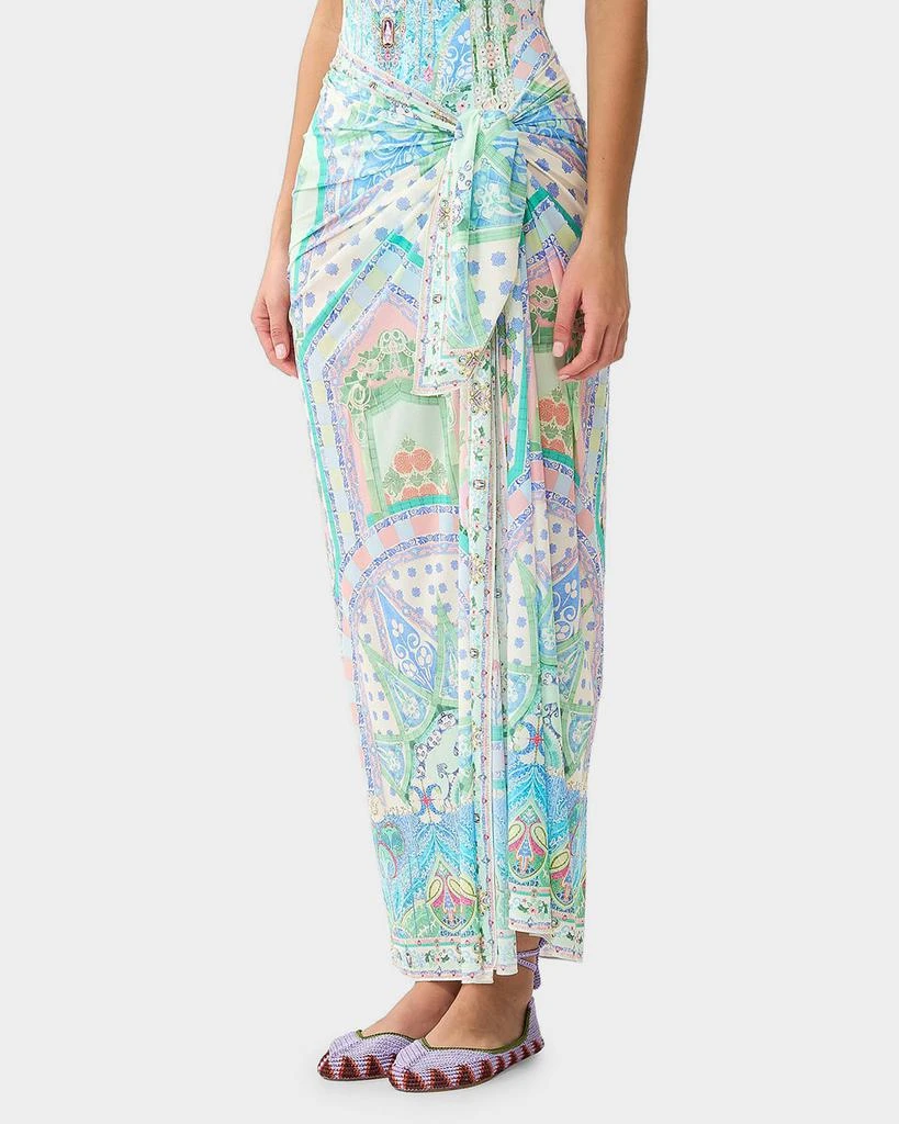 Camilla Midsummer Mosaics Multiwear Long Sarong Coverup 2