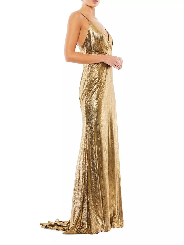 Mac Duggal Metallic Mermaid Gown 1
