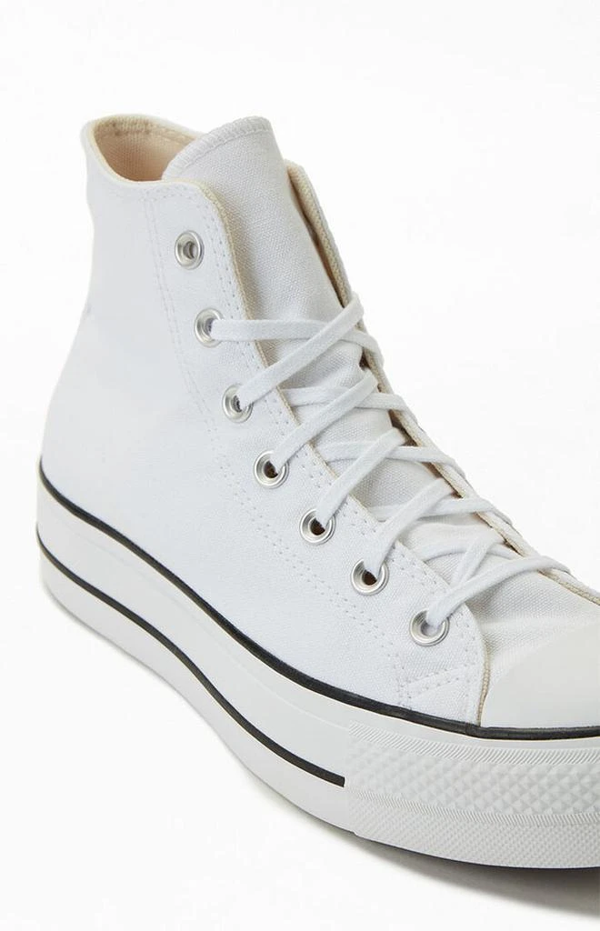 Converse Women's White Chuck Taylor Platform High Top Sneakers 6