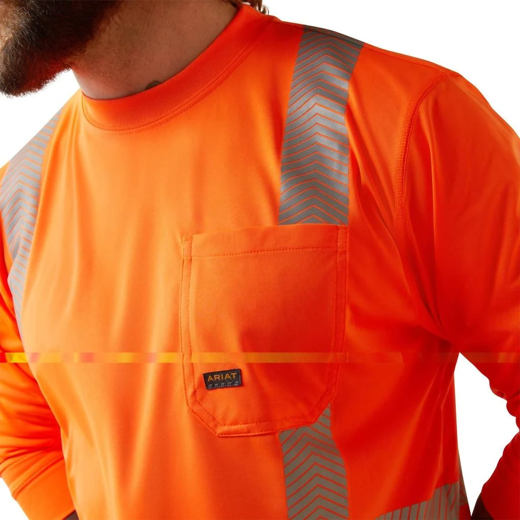 Ariat Rebar Hi-Vis Ansi T-Shirt In Orange 4