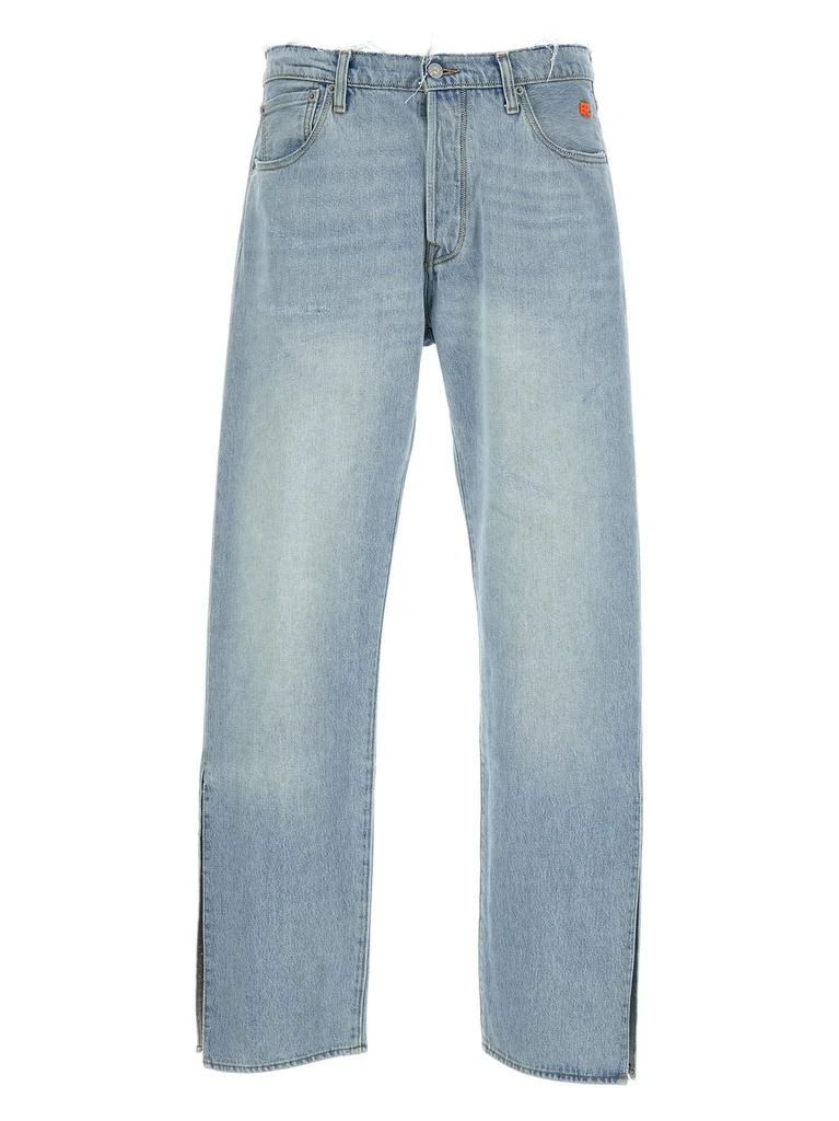 ERL Erl X Levi's 501 Straight-Leg Slit Jeans 1