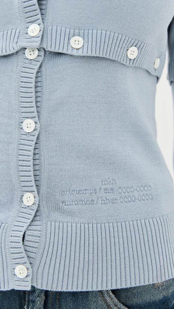 Rokh Multi Button Layer Effect Cardigan 5