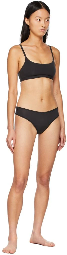 SKIMS Black Fits Everybody Scoop Neck Bra 4