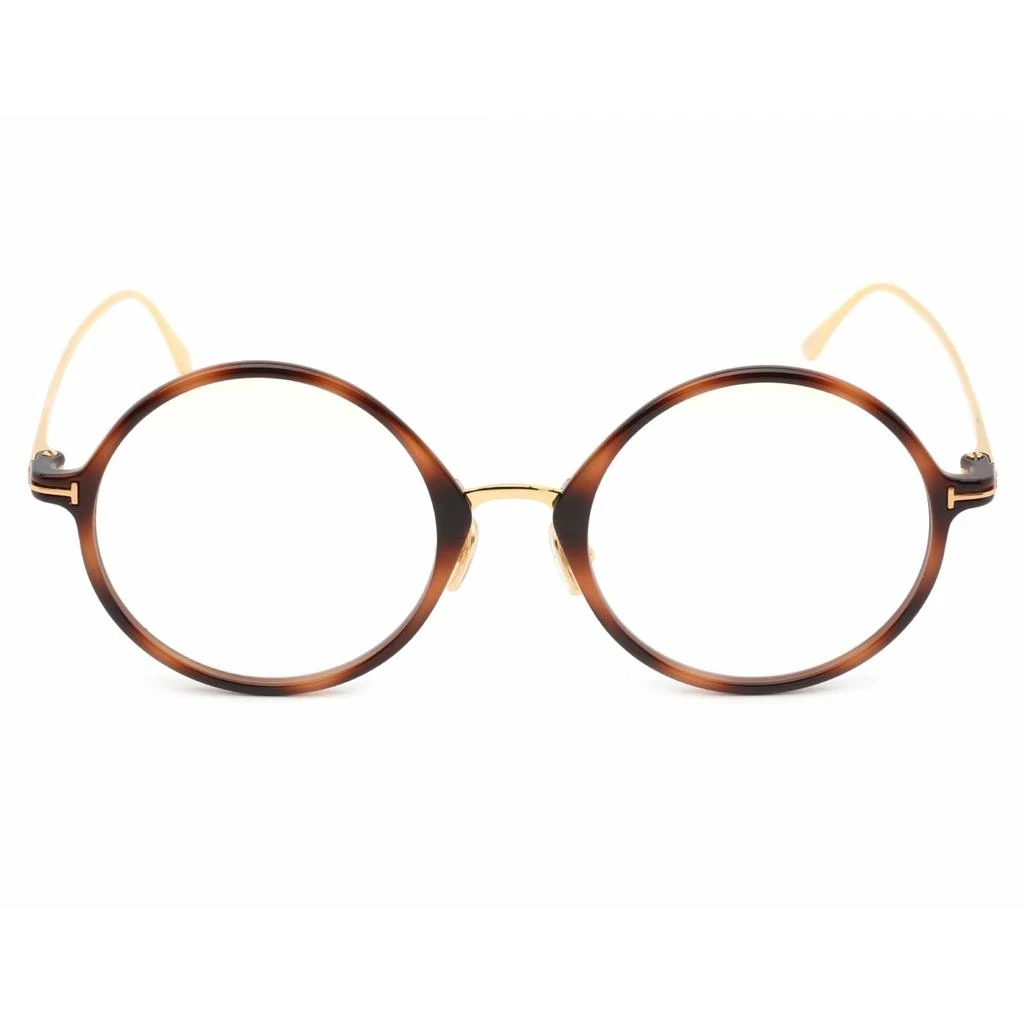 Tom Ford Tom Ford Women's Eyeglasses - Blonde Havana Round Full-Rim Frame | FT5703-B 053 2