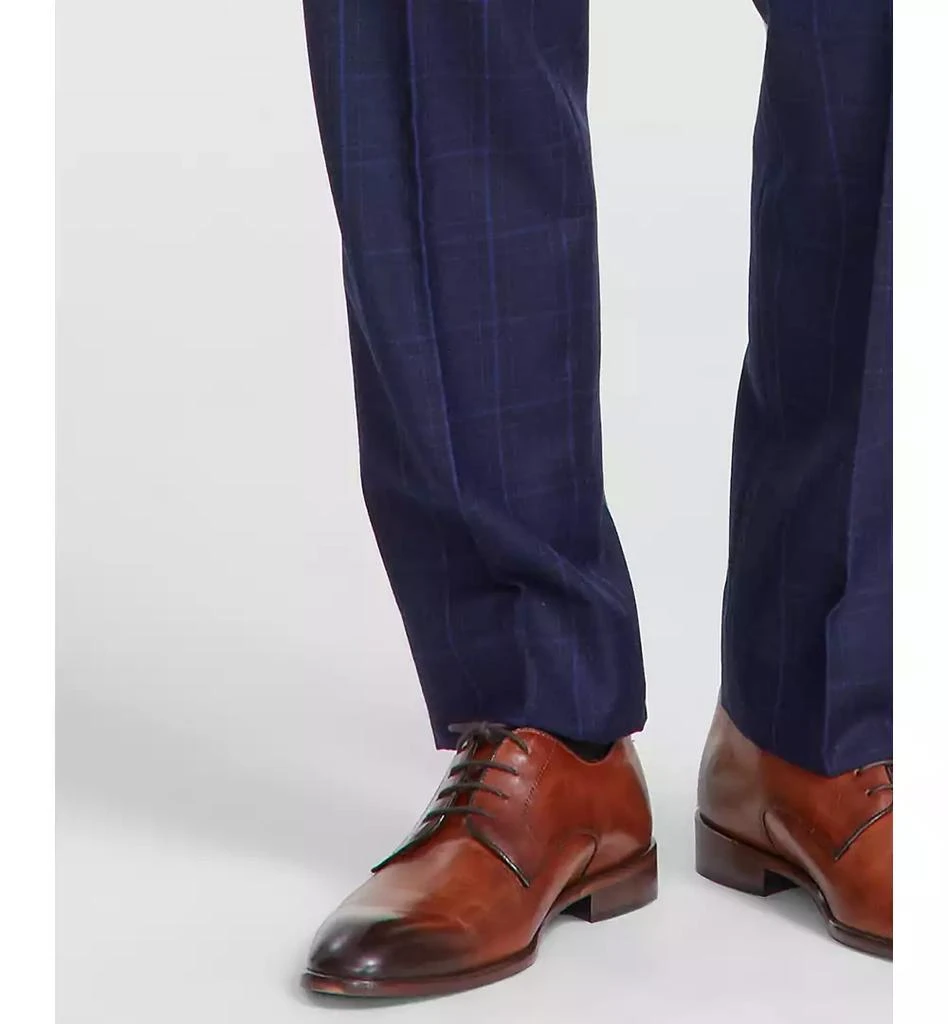 Michael Kors Men's Classic-Fit Wool-Blend Stretch Plaid Suit Separate Pants 6
