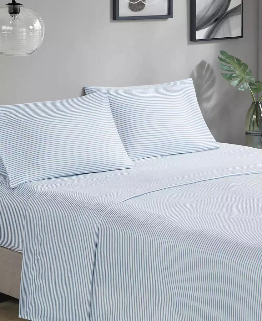Madison Park Essentials Jaxon Wide Stripe 7-Pc. Comforter Set, California 11