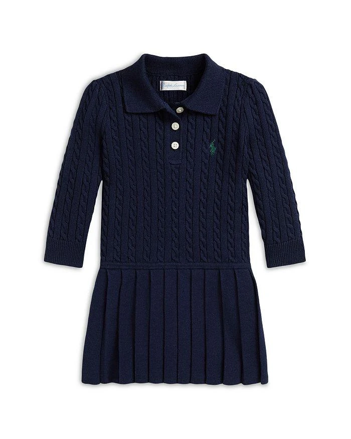 Ralph Lauren Polo Girls
 Mini Cable Polo Sweater Dress - Baby
