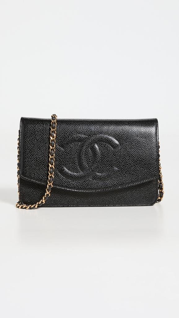 Shopbop Archive Chanel Timeless Wallet On Chain, Caviar