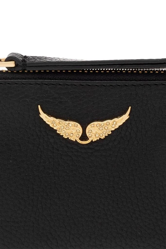 Zadig&Voltaire Zadig & Voltaire Logo Plaque Zipped Card Case 5