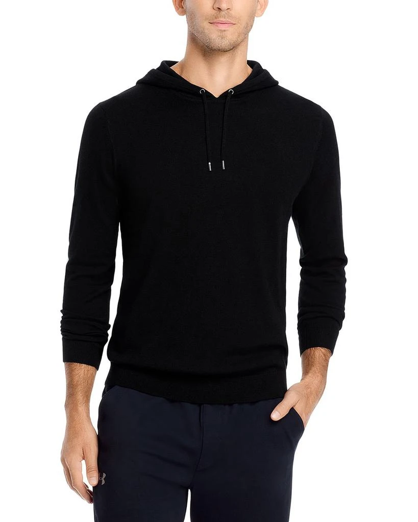 The Men's Store at Bloomingdale's Extra Fine Merino Wool Slim Fit Hooded Sweater - Exclusive 1