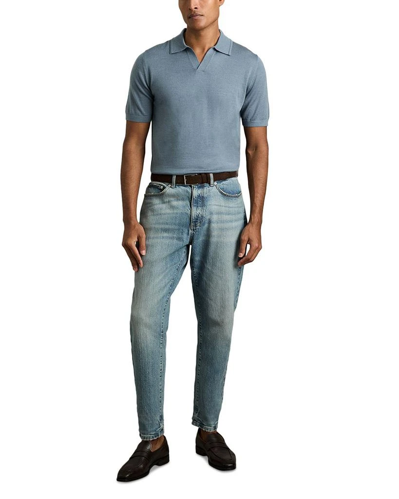 REISS Duchie Regular Fit Open V Neck Polo 2