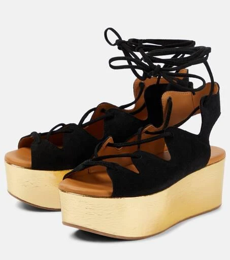 See by Chloé Liana 70 suede platform sandals 5