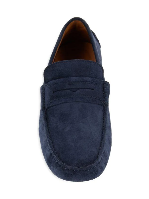 Allen Edmonds Lewis Suede Penny Loafers 5