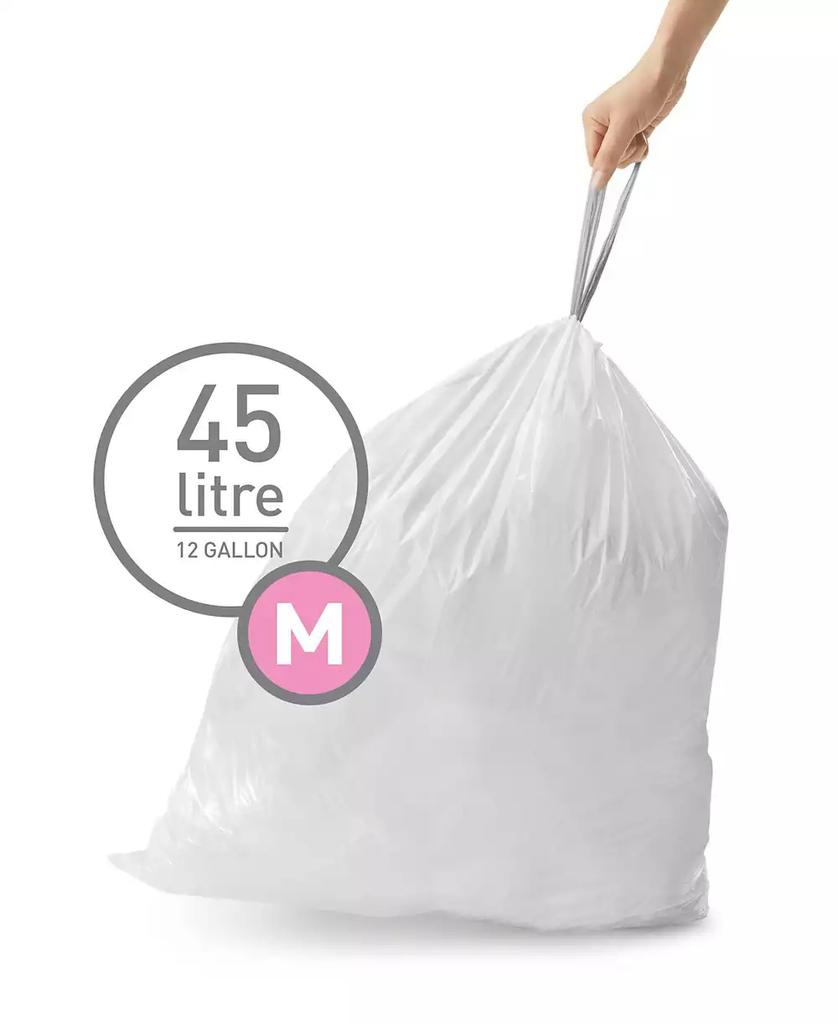 simplehuman Code M Custom Fit Liners, Pack of 100