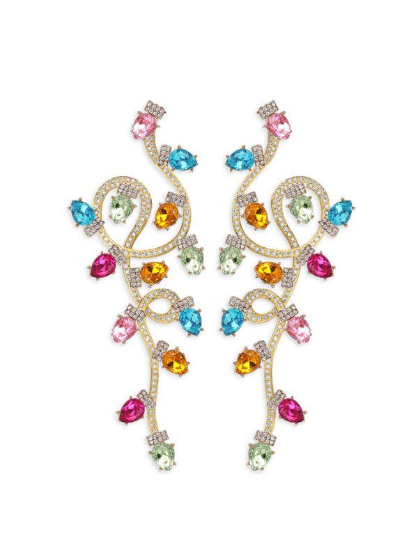 Eye Candy LA Luxe Nova Lights 14K Goldplated & Cubic